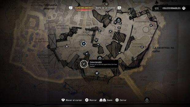 Gears of War: E-Day - Localizacin en el mapa del coleccionable del acto 4 Chapas de la CGO del especialista Harrison Alexieff