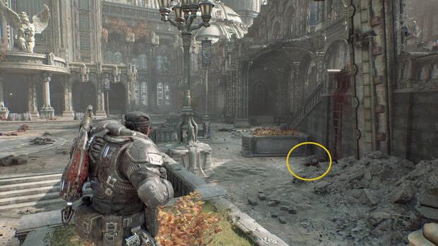 Gears of War: E-Day - Ubicacin del coleccionable del acto 4 Chapas de la CGO del especialista Dale Maddoc