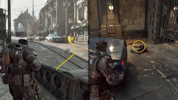 Gears of War: E-Day - Ubicacin del coleccionable del acto 4 Peluche de Ulk cubierto de sangre