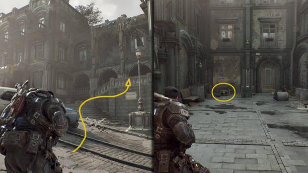 Gears of War: E-Day - Dnde encontrar en el acto 4 el maletn rgido 05