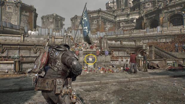 Gears of War: E-Day - Ubicacin del coleccionable del acto 4 Mensaje de la Coalicin