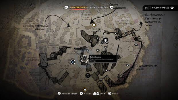 Gears of War: E-Day - Localizacin en el mapa del coleccionable del acto 4 Tarjeta de aniversario y entradas para Khindago