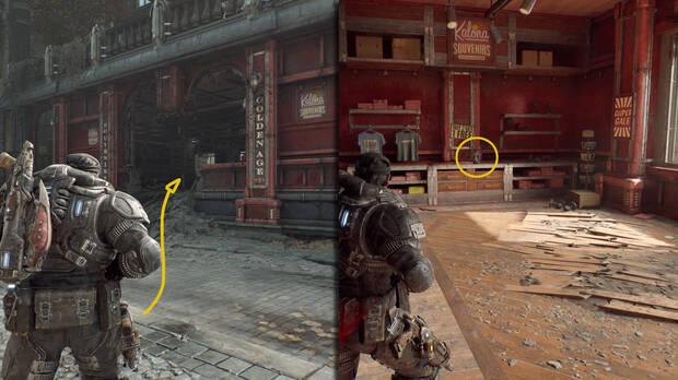 Gears of War: E-Day - Ubicacin del coleccionable del acto 4 Estatuilla de Roman Kalona