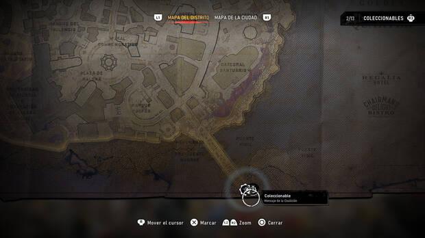 Gears of War: E-Day - Localizacin en el mapa del coleccionable del acto 4 Mensaje de la Coalicin