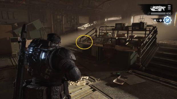 Gears of War: E-Day - Ubicacin del coleccionable del acto 4 Radio porttil de Lucas