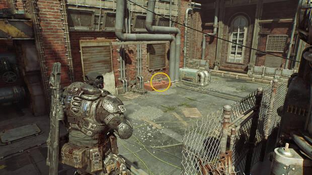 Gears of War: E-Day - Ubicacin del coleccionable del acto 4 Botella de brandy de manzana Maranday