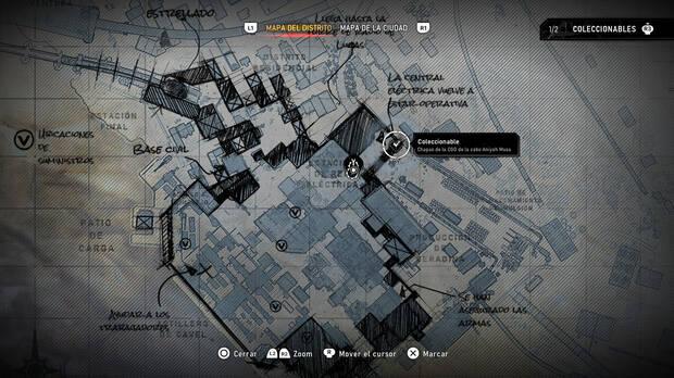 Gears of War: E-Day - Localizacin en el mapa del coleccionable del acto 4 Chapas de la CGO de la cabo Aniyah Musa