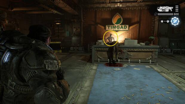Gears of War: E-Day - Ubicacin del coleccionable del acto 4 Busto del Todopoderoso Decha Timgad