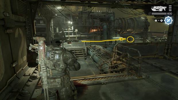 Gears of War: E-Day - Ubicacin del coleccionable del acto 4 Mscara antigs daada