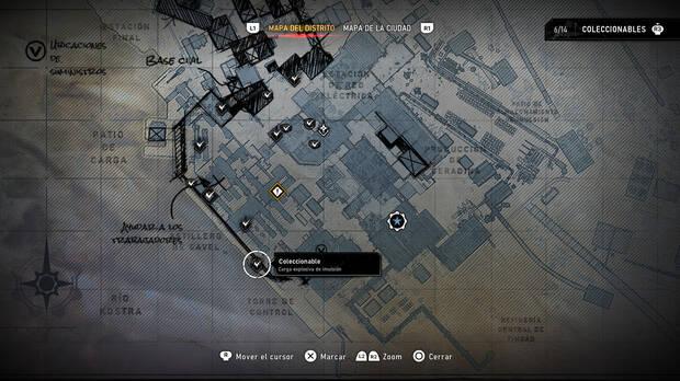 Gears of War: E-Day - Localizacin en el mapa del coleccionable del acto 4 Carga explosiva de imulsin