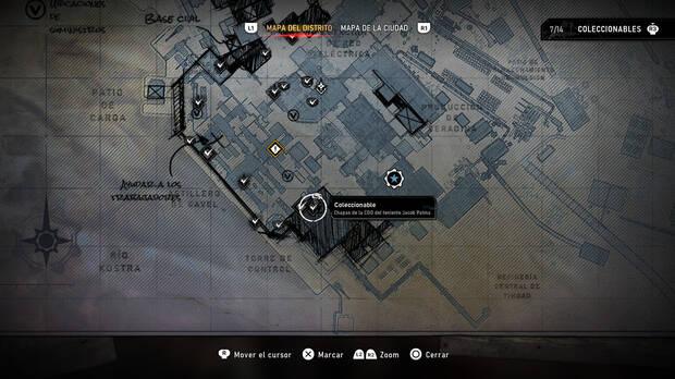 Gears of War: E-Day - Localizacin en el mapa del coleccionable del acto 4 Chapas de la CGO del teniente Jacob Palma