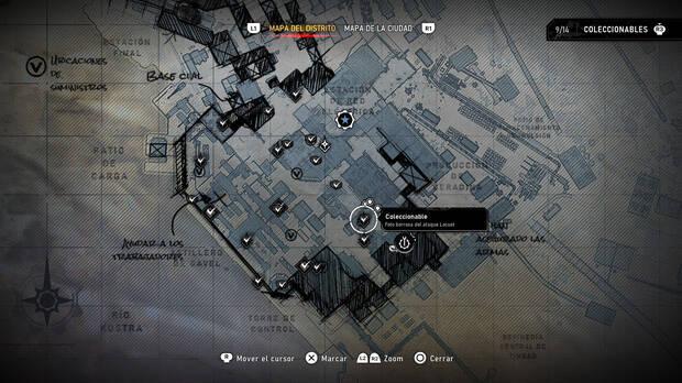 Gears of War: E-Day - Localizacin en el mapa del coleccionable del acto 4 Foto borrosa del ataque Locust