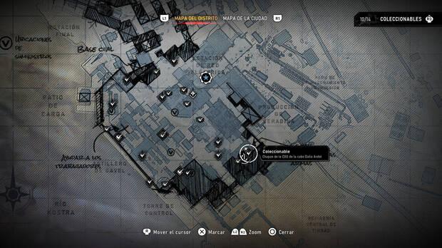 Gears of War: E-Day - Localizacin en el mapa del coleccionable del acto 4 Chapas de la CGO de la cabo Dalia Aydol