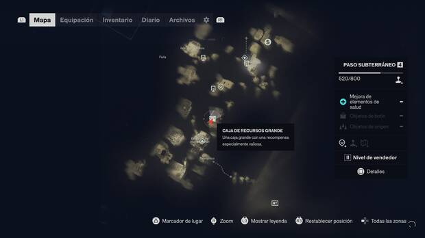 Control Resonant - Localizaci�n en el mapa del punto de mejora de salud 24