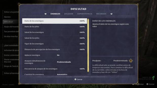 Podr�s moldear la experiencia completamente a tu gusto, potenciar los aspectos de supervivencia o suavizarlos para tener un RPG m�s ligero.