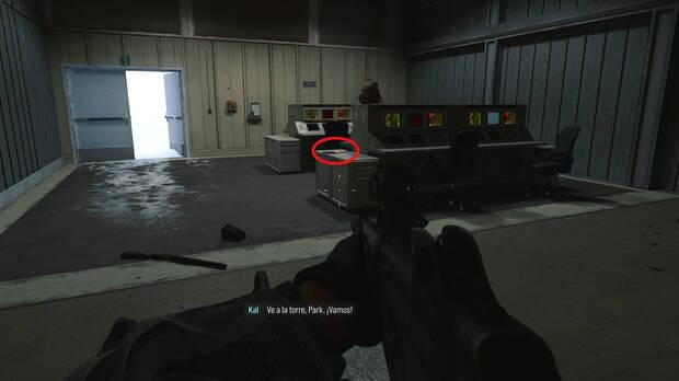 Call of Duty: Modern Warfare 4 - D�nde encontrar la nota coleccionable Nota de la sala de entrada de la estaci�n de interferencias en la misi�n 10 Atrapados