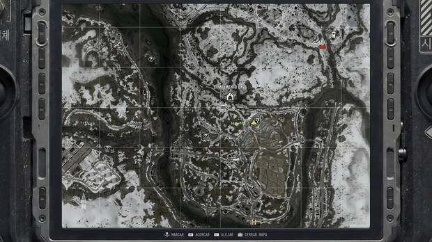 Call of Duty: Modern Warfare 4 - Localizaci�n en el mapa de la misi�n 10 Atrapados de la nota coleccionable Nota del contenedor de carga