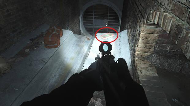 Call of Duty: Modern Warfare 4 - D�nde encontrar la nota coleccionable Nota del contrabandista de las alcantarillas en la misi�n 10 Atrapados