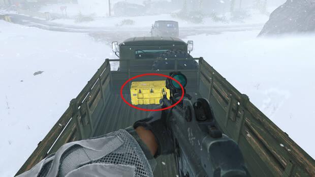 Call of Duty: Modern Warfare 4 - Dónde encontrar la caja de suministros amarilla 08 en la misión 10 Atrapados