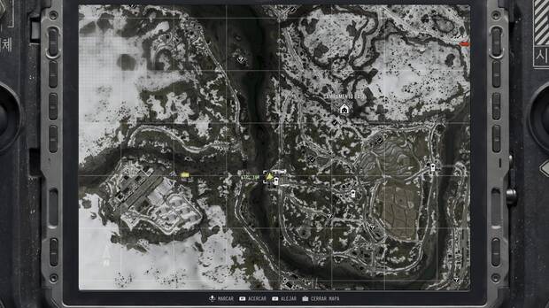 Call of Duty: Modern Warfare 4 - Localización en el mapa de la misión 10 Atrapados de la caja de suministros amarilla 13