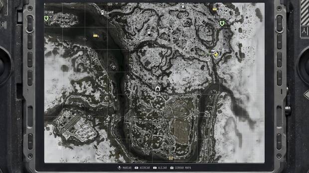 Call of Duty: Modern Warfare 4 - Localización en el mapa de la misión 10 Atrapados de la caja de suministros amarilla 07