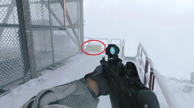 Call of Duty: Modern Warfare 4 - Dónde encontrar la caja de suministros amarilla 09 en la misión 10 Atrapados
