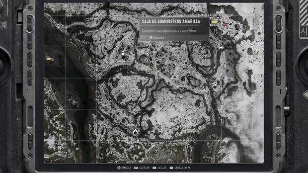 Call of Duty: Modern Warfare 4 - Localización en el mapa de la misión 10 Atrapados de la caja de suministros amarilla 09