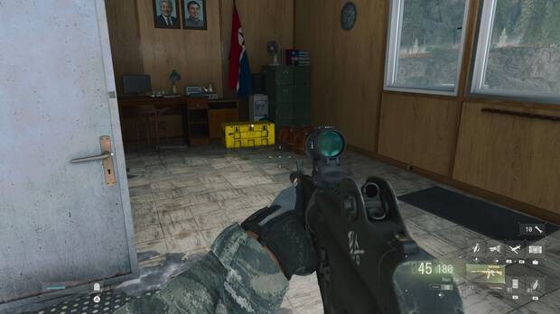 Call of Duty: Modern Warfare 4 - Dónde encontrar la caja de suministros amarilla 10 en la misión 10 Atrapados