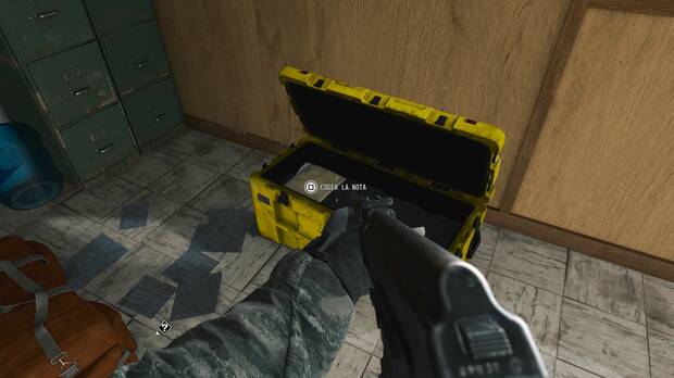 Call of Duty: Modern Warfare 4 - D�nde encontrar la nota coleccionable Inventario de equipamiento en las cajas de suministros en la misi�n 10 Atrapados