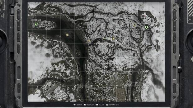 Call of Duty: Modern Warfare 4 - Localizaci�n en el mapa de la misi�n 10 Atrapados de la nota coleccionable Nota de la casa bombardeada