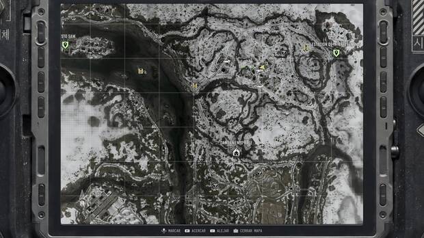 Call of Duty: Modern Warfare 4 - Localizaci�n en el mapa de la misi�n 10 Atrapados de la nota coleccionable Traidor cultural