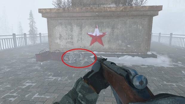 Call of Duty: Modern Warfare 4 - D�nde encontrar la nota coleccionable Nota de la estatua del NE en la misi�n 10 Atrapados