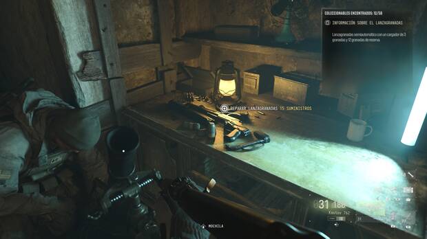 Call of Duty: Modern Warfare 4 - D�nde encontrar la nota coleccionable Informaci�n sobre el lanzagranadas en la misi�n 10 Atrapados