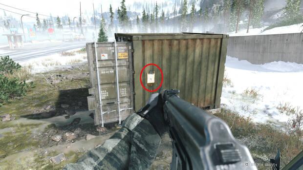 Call of Duty: Modern Warfare 4 - D�nde encontrar la nota coleccionable Nota de patrulla del letrero grande en la misi�n 10 Atrapados