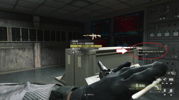Call of Duty: Modern Warfare 4 - Mensaje de arma u objeto desbloqueado en la base