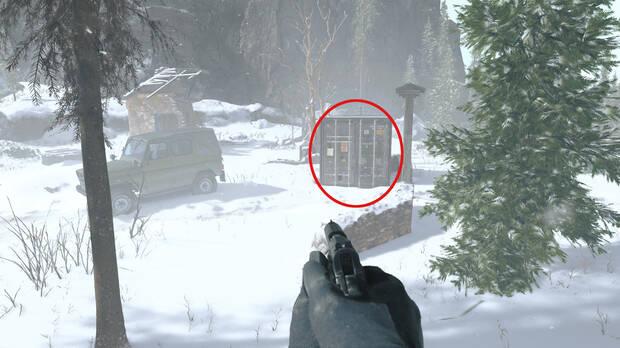 Call of Duty: Modern Warfare 4 - Código y solución para Teclado del acantilado cerca del campamento base