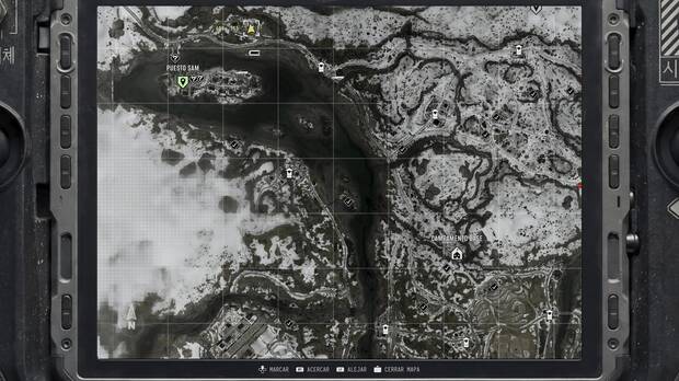 Call of Duty: Modern Warfare 4 - Localizacin en el mapa de la misin 10 Atrapados de la nota coleccionable Nota del granero