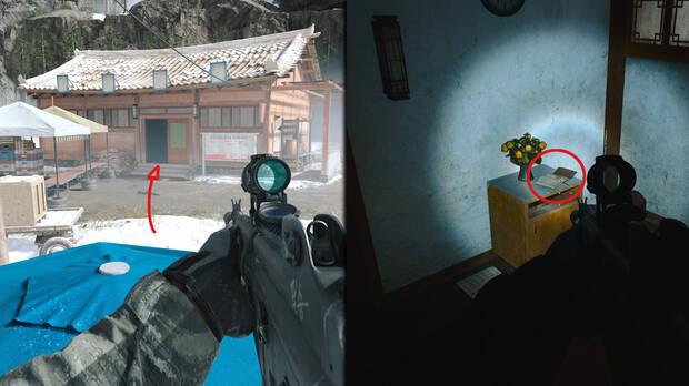 Call of Duty: Modern Warfare 4 - Dnde encontrar la nota coleccionable Nota de la tienda con trampas en la misin 10 Atrapados