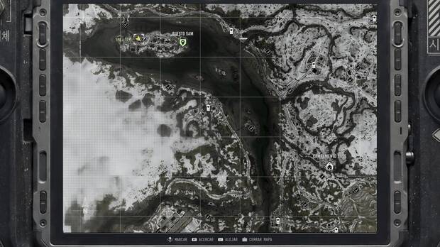 Call of Duty: Modern Warfare 4 - Localizacin en el mapa de la misin 10 Atrapados de la nota coleccionable Cambio de planes