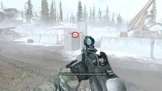Call of Duty: Modern Warfare 4 - Dnde encontrar la nota coleccionable Nota del puesto SAM sobre los bnkeres en la misin 10 Atrapados