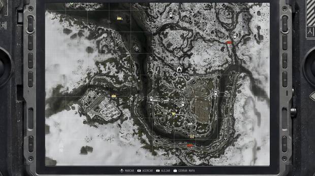 Call of Duty: Modern Warfare 4 - Localizacin en el mapa de la misin 10 Atrapados de la nota coleccionable Nota bajo el puente