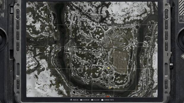 Call of Duty: Modern Warfare 4 - Localizacin en el mapa de la misin 10 Atrapados de la nota coleccionable Nota de la aldea del suroeste