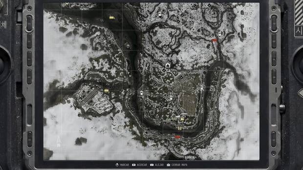 Call of Duty: Modern Warfare 4 - Localizacin en el mapa de la misin 10 Atrapados de la nota coleccionable Informe de Inminban (Polica social)