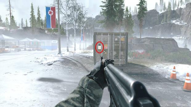 Call of Duty: Modern Warfare 4 - Dnde encontrar la nota coleccionable Nota del teclado del pueblo del sureste en la misin 10 Atrapados