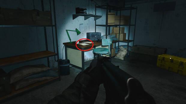 Call of Duty: Modern Warfare 4 - Dnde encontrar la nota coleccionable Nota del bnker de la isla del NO en la misin 10 Atrapados