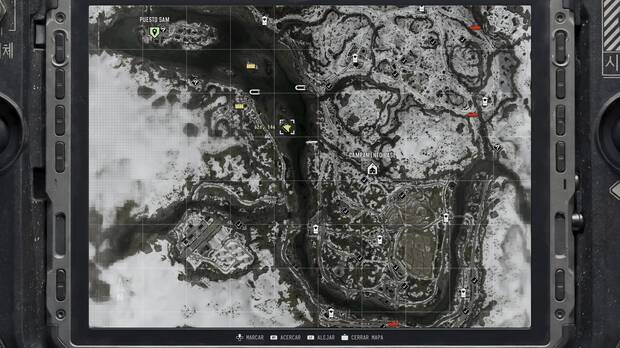 Call of Duty: Modern Warfare 4 - Localizacin en el mapa de la misin 10 Atrapados de la nota coleccionable Nota del cobertizo del ro