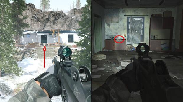 Call of Duty: Modern Warfare 4 - Dnde encontrar la nota coleccionable Nota de la casa abandonada del noroeste en la misin 10 Atrapados