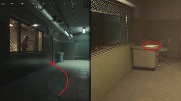 Call of Duty: Modern Warfare 4 - Dnde encontrar la nota para leer el cdigo que abre la caja fuerte cerrada en la misin 13 Huida