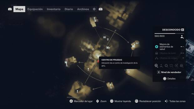 Control Resonant - Misi�n Ciencia sin supervisi�n - Localizaci�n en el mapa de la entrada al centro de pruebas #06
