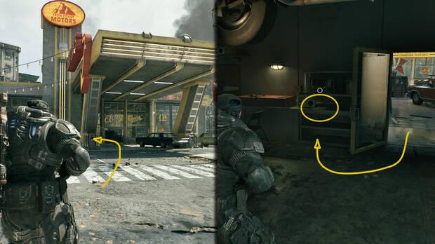 Gears of War: E-Day - Ubicacin del coleccionable del acto 2 Revista Cinema Filmatica